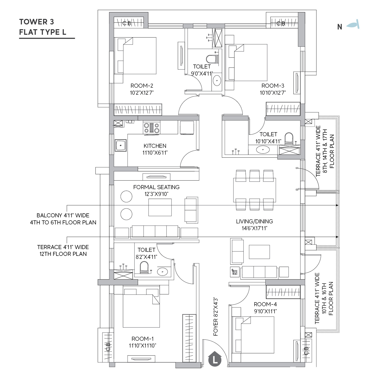 Site Plan and Floor Plan - The Crown, Kolkata - Luxury living in ...